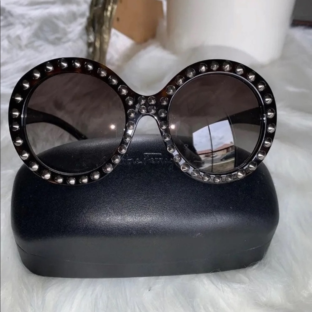 Authentic Prada Tortious Sunglasses & Case